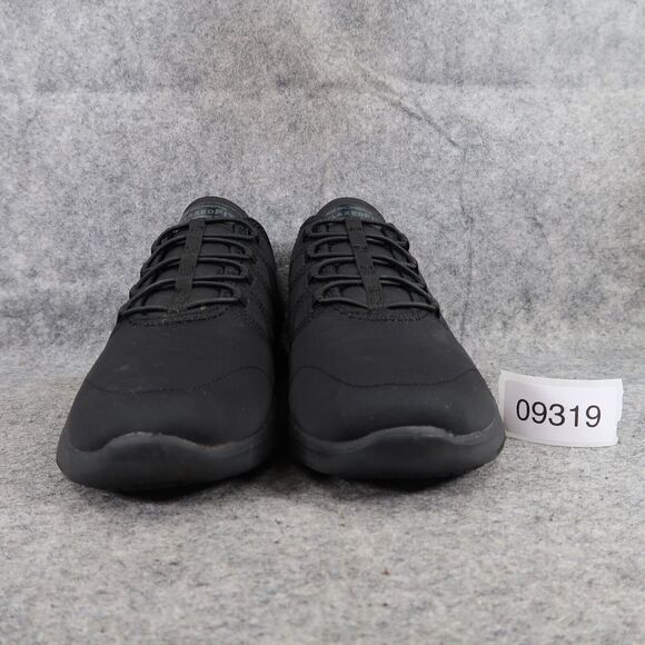 Skechers Shoes Womens 9 Slip On Sneakers Work Relaxed Fit Memory Foam Alex Black - Picture 3 of 16